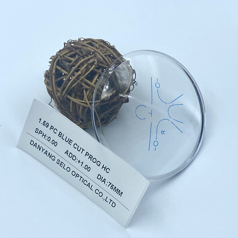 1.59 Lensa Progresif PC Blok Biru HMC/SHMC