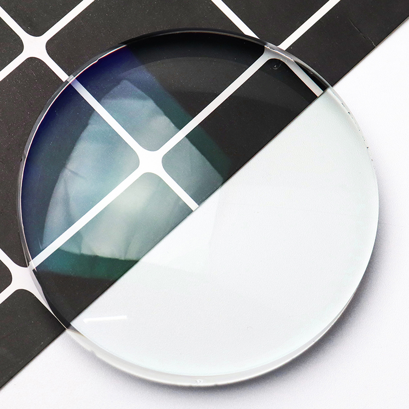 1.56 Lensa Penglihatan Tunggal Blok Biru Setengah Jadi