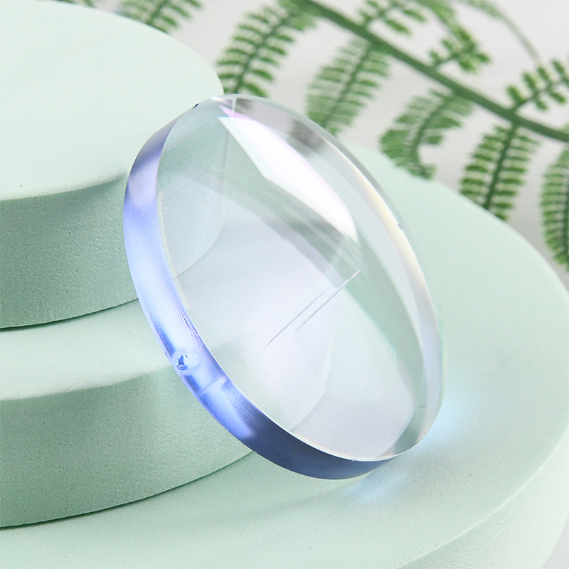 1.60 Lensa Penglihatan Tunggal Blok Biru Setengah Jadi