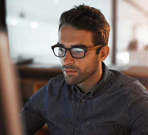 Lensa penglihatan tunggal